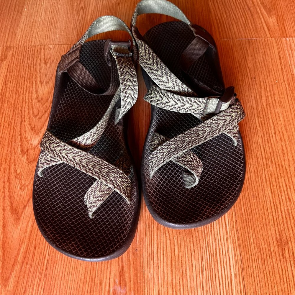 Chaco's Women's Sz 10 River Hiking Camping Sandals Water Shoes Green Z2